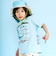 【吸汗速乾】恐竜サメ図鑑風発泡プリントTシャツ(80~130cm)