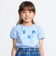 【 速乾 】フリルおさかなモチーフ天竺パフスリーブTシャツ(90~150cm)