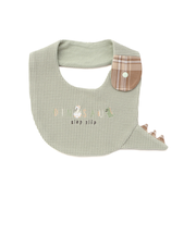 チェック配色恐竜しっぽスタイベビー