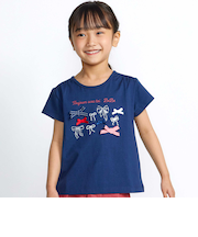 リボンいっぱい半袖天竺Tシャツ(90~150cm)