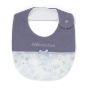 【お揃い】テレコフェイスフラワーチュールスタイ