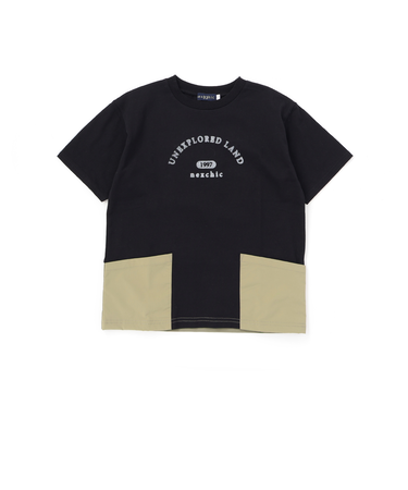 タフタポケット恐竜プリント半袖Tシャツ(110~150cm)