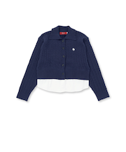 【POLO BCS(ポロ・ビーシーエス)×nexchicコラボ】ニットカーディガン(110~150cm)