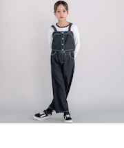 デニムビスチェ+パンツセットアップ(110~150cm)