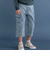 7分丈ストレッチデニムカーゴパンツ(110~150cm)
