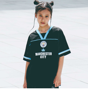 【Manchester City(マンチェスターシティ)コレクション】Vネックメッシュ半袖Tシャツ(110~150cm)