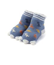 ツンツン恐竜柄ソックスベビー(9~12cm)