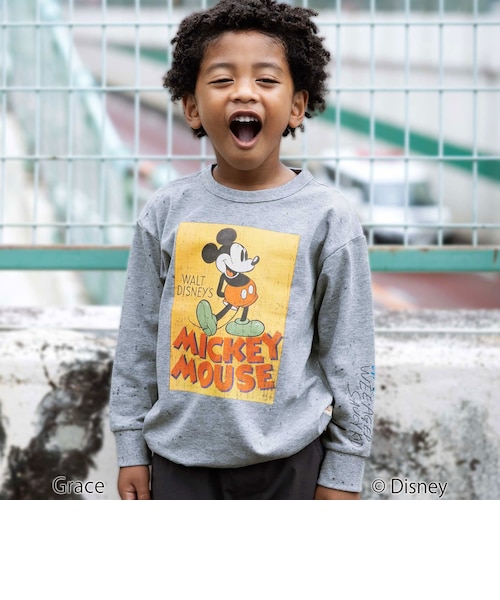 希少✨　カステルバジャック スポーツ ミッキー プルート　ニットベスト 48 L Disney(ディズニー)】<ミッキーマウス>ドロストBIGTシャツ｜ベベ