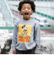 【Disney(ディズニー)】<ミッキーマウス>ドロストBIGTシャツ
