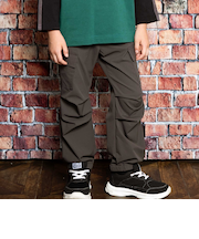 タック裾ゴムカーゴパンツ(100~160cm)