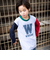 カラフル袖ロゴプリントロング長袖Tシャツ(100~160cm)