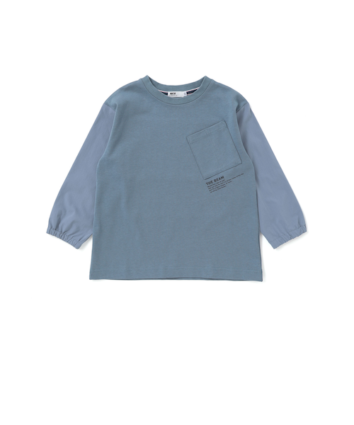 アンブロ別注ニコアンドの長袖ピステトップス　長袖Tシャツナイロンカットソー アンブロ別注ニコアンドの長袖ピステトップス 長袖Tシャツ