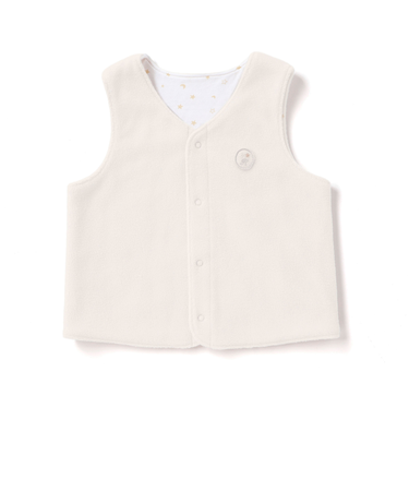 【お揃い】リバーシブルフリースベスト(60~90cm)