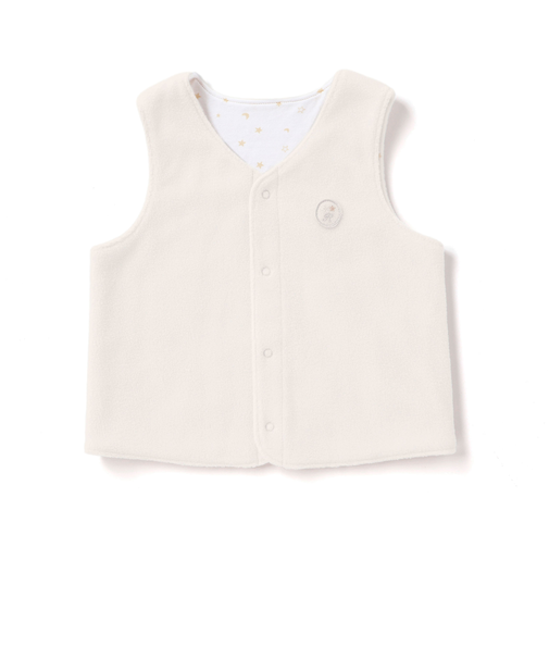 【お揃い】リバーシブルフリースベスト(60~90cm)