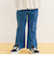 後ろポケットリボンフレアシルエット9分丈デニムパンツ(80~130cm)