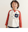 【お揃い】はたらくくるま恐竜刺しゅう胸ポケット付きラグランTシャツ(80~130cm)