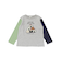 【お揃い】おにぎりサガラ刺しゅう袖配色Tシャツ(80~130cm)