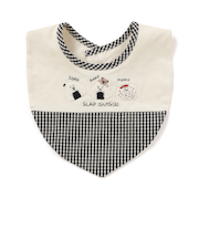 【お揃い】コロコロおにぎりサガラ刺しゅうアフガン風スタイベビー