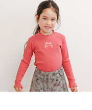 フロントモチーフテレコTシャツ(80~130cm)