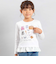旅の持ち物モチーフ裾シフォンフリル長袖Tシャツ(90~150cm)
