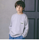 バッグロゴパッチ天竺&マルチボーダー長袖Tシャツ(110~150cm)