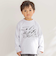 【店舗限定】飛行機発泡プリント天竺長袖Tシャツ(95~150cm)
