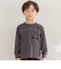 【店舗限定】ロゴテープライン天竺長袖Tシャツ(95~160cm)