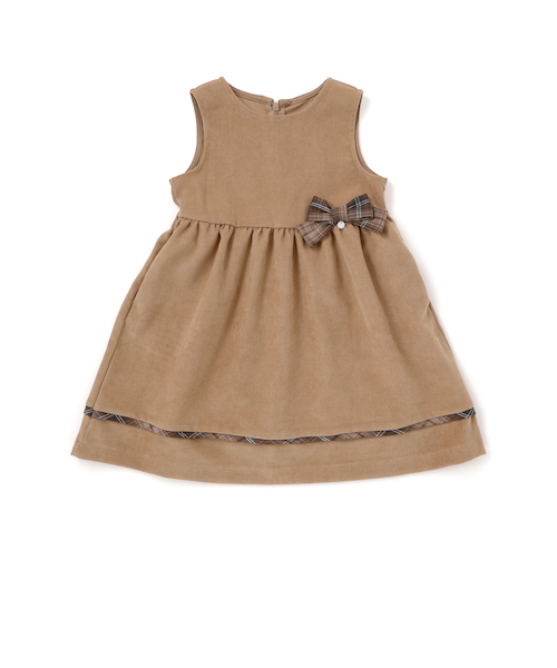 René チェック柄 36 ジャンパースカート suspenders tiered check