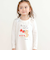 【スララク/防汚加工/オーガニックコットン】ときめき女の子長袖Tシャツ(80~130cm)
