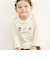 【スララク/防汚加工/オーガニックコットン】ときめき女の子長袖Tシャツ(80~130cm)