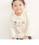 【スララク/防汚加工/オーガニックコットン】ときめき女の子長袖Tシャツ(80~130cm)