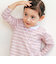 【スララク/防汚加工/オーガニックコットン】ときめき女の子長袖Tシャツ(80~130cm)