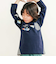 はたらくくるま恐竜ロケットプリントポケット付き長袖Tシャツ(80~130cm)