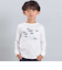 【抗菌・防臭】MAP＆FLAG袖リブ天竺長袖Tシャツ(90~150cm)