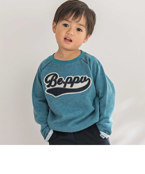 【店舗限定】サガラワッペンラグラントレーナー(95~160cm)
