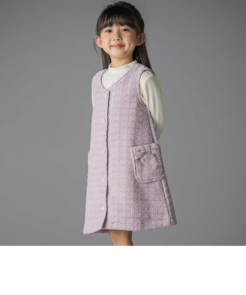 新品　べべ　Bebe ワンピース　150 パイナップル　綿100%　13200円 SALE/【最大70%OFF】FINAL SALE【べべモール公式】-子供服べべの