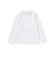 パフスリーブフリルモックネックTシャツ(80~130cm)