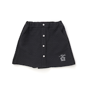 【お揃い】バラ柄切り替えカットキルトキュロット(110~150cm)