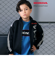 【Hondaｘnexchic】ロゴプリント天竺長袖Tシャツ(110~150cm)