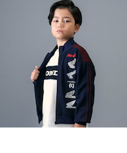 【Hondaｘnexchic】バイカラーポンチトラックジャケット(110~150cm)