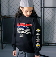 【Hondaｘnexchic】ロゴ入りウラゲパーカー(110~150cm)