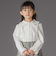 丸襟フリル長袖ブラウス(95~150cm)