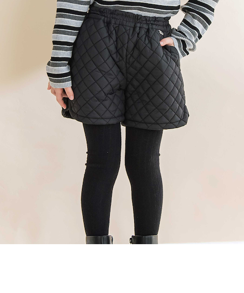 ［極美品］現行タグ　FENDI シルク キルティング　ショートパンツ ダーリッチ Darich キルティングショートパンツ （ブラック