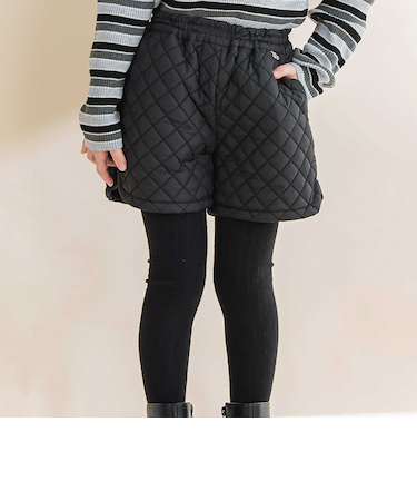 タフタキルティングサイドカットショートパンツ(90~150cm)