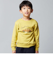 マシュマロウラケ水彩風クラシックカートレーナー(80~150cm)