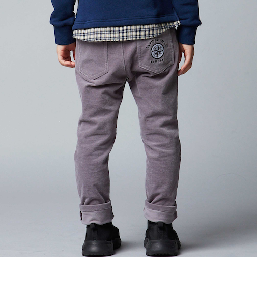 リブレスコールコンパス刺しゅうロングパンツ(80~160cm)