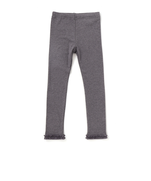 レーヨンテレコ裾チュールフリルレギンス(80~150cm)｜ベベ