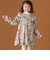 【店舗限定】花柄コールテンフリルワンピース(95~150cm)