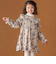 【店舗限定】花柄コールテンフリルワンピース(95~150cm)