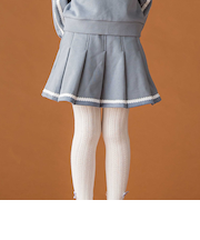 【店舗限定】【お揃い】レーステープポイントタックスカート(100~150cm)